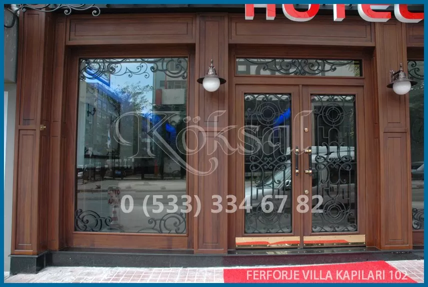 Ferforje Villa Kapıları 102