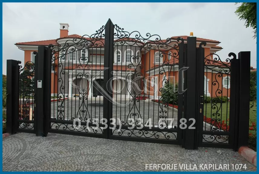 Ferforje Villa Kapıları 1074