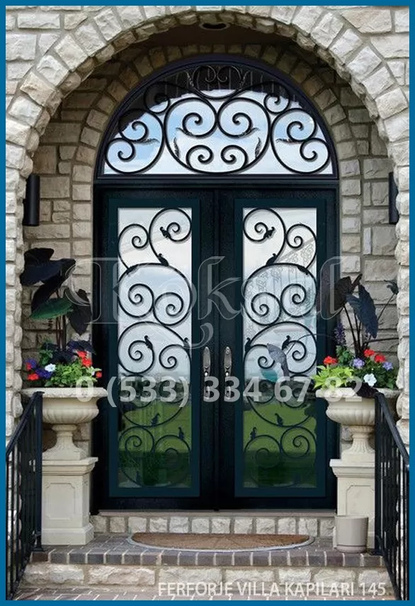Ferforje Villa Kapıları 145