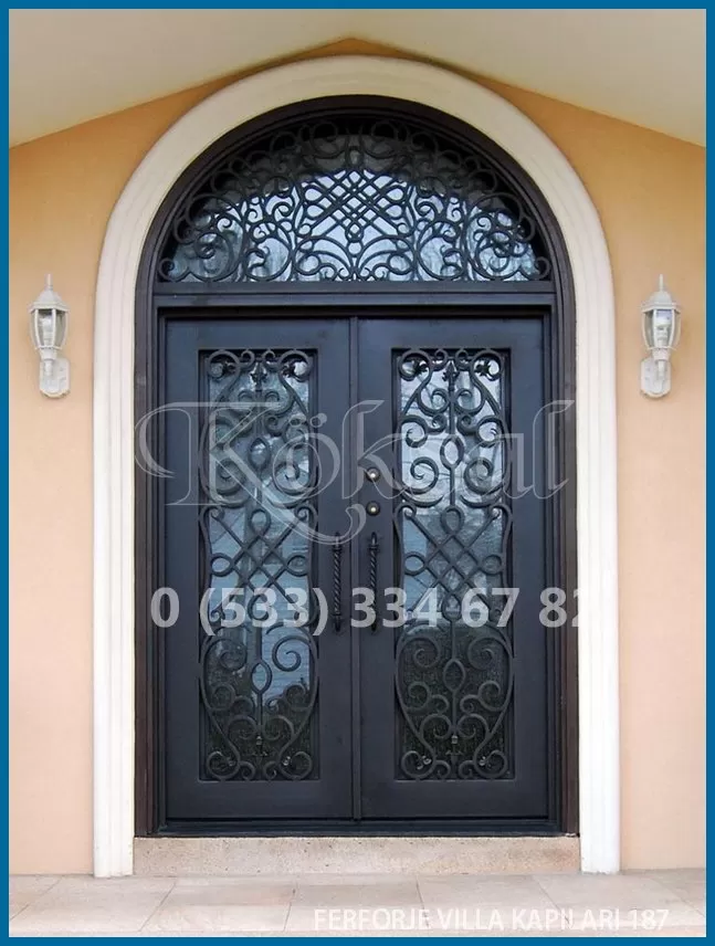 Ferforje Villa Kapıları 187