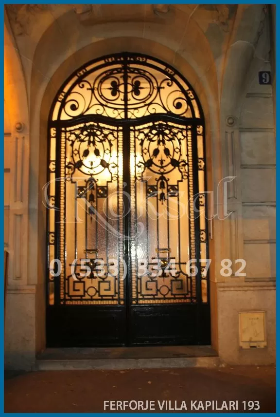 Ferforje Villa Kapıları 193