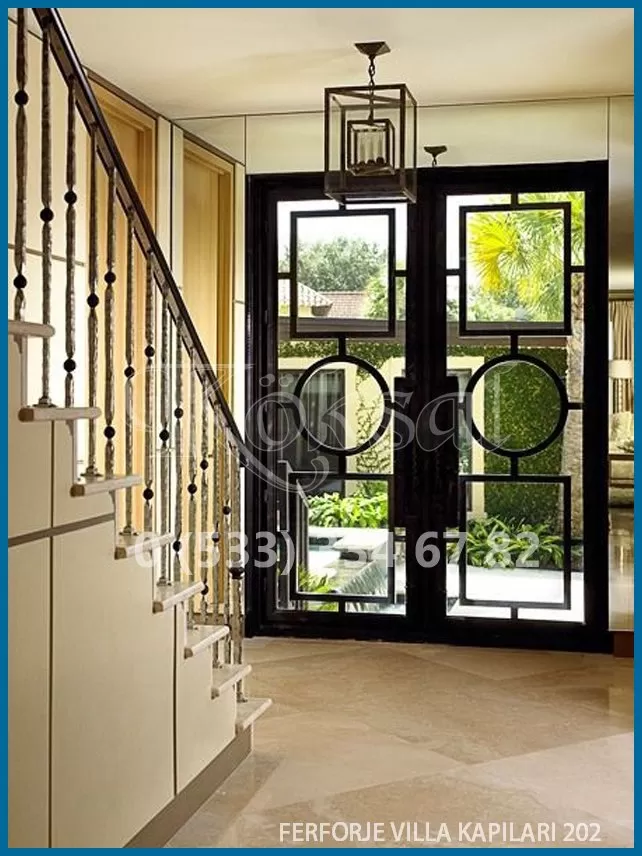 Ferforje Villa Kapıları 202
