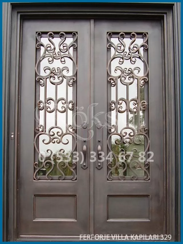 Ferforje Villa Kapıları 329