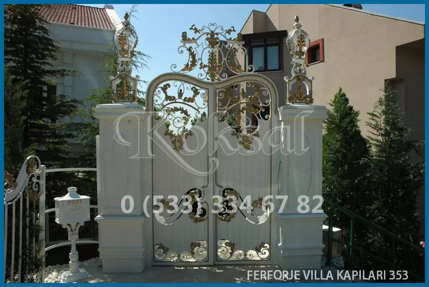 Ferforje Villa Kapıları 353