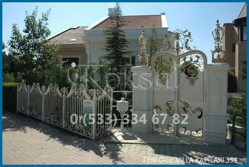 Ferforje Villa Kapıları 354