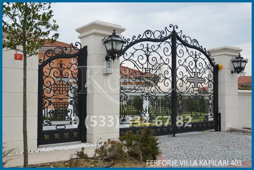Ferforje Villa Kapıları 403