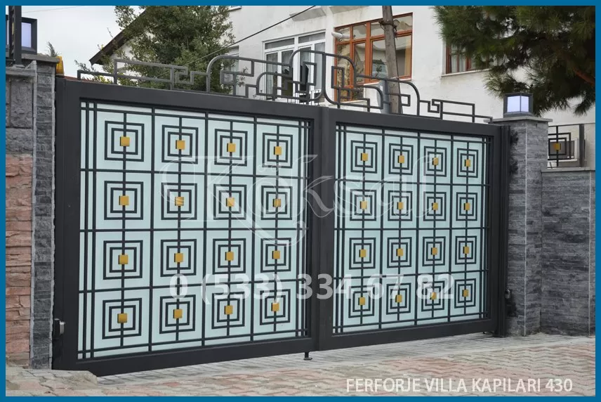 Ferforje Villa  Kapıları 430