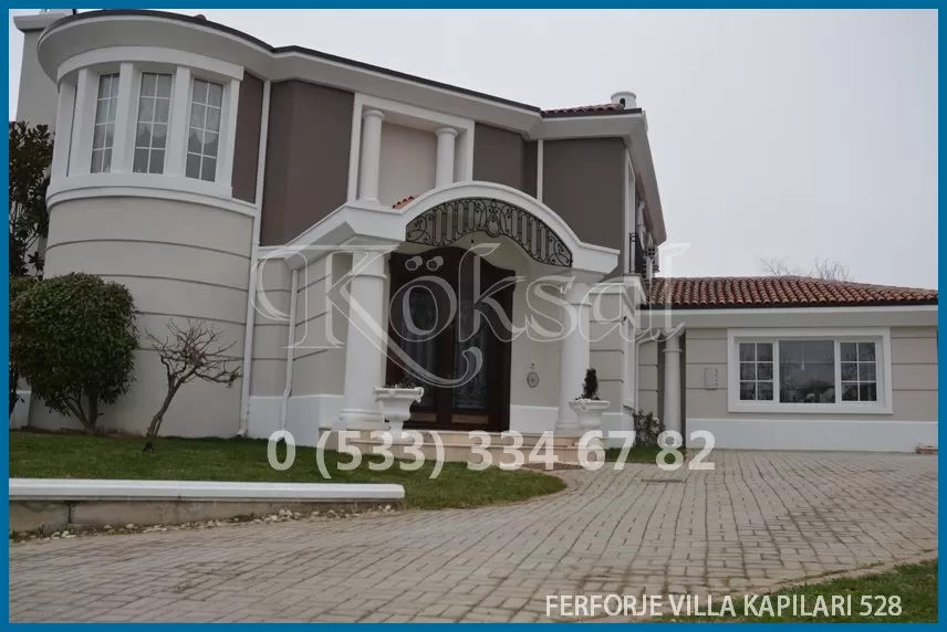 Ferforje Villa Kapıları 528