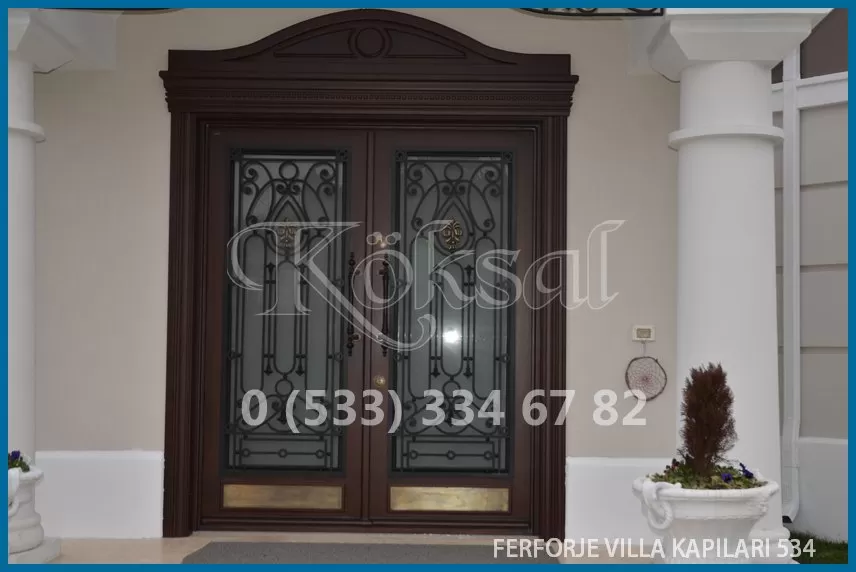 Ferforje Villa Kapıları 534