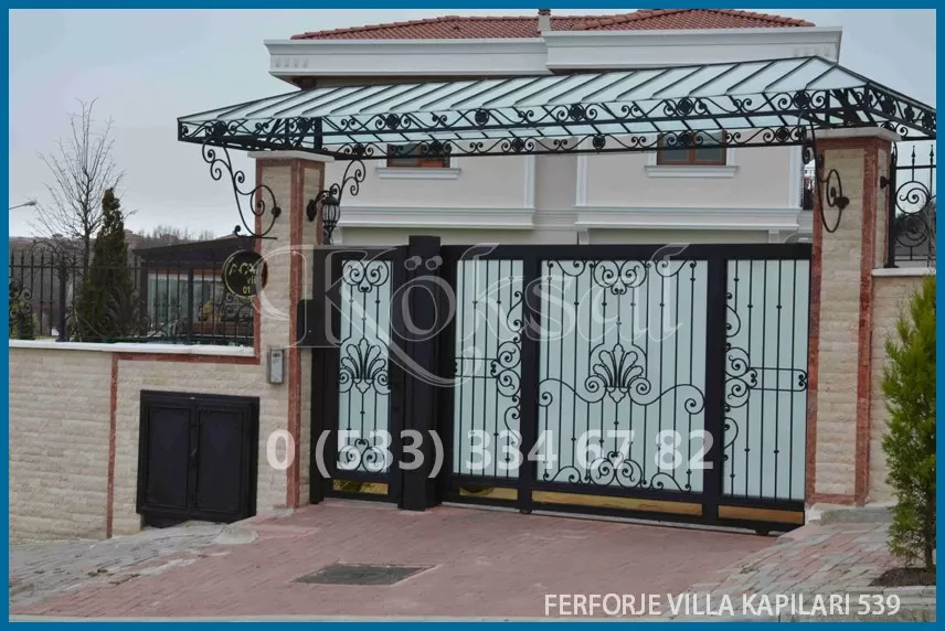 Ferforje Villa Kapıları 539
