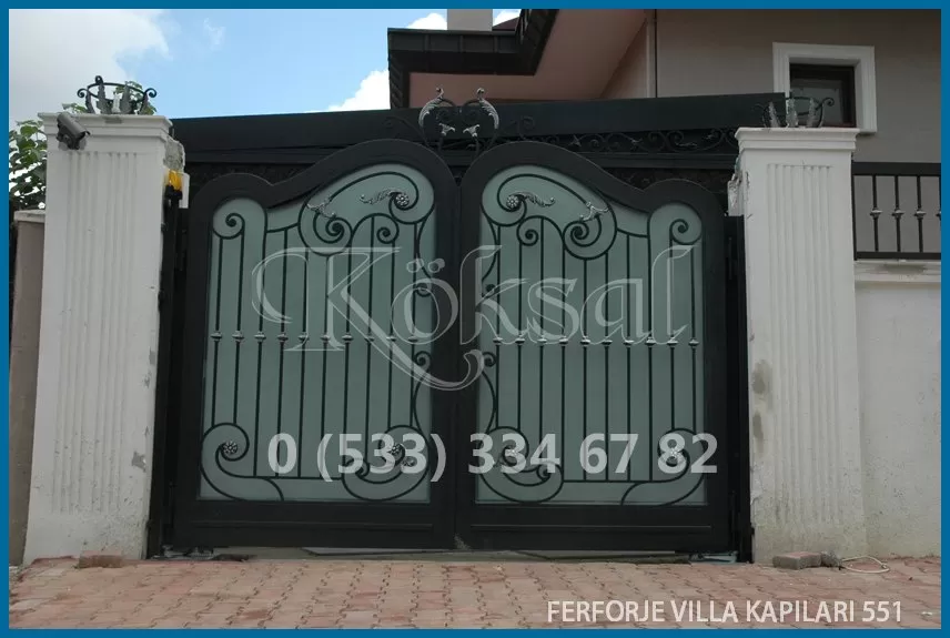 Ferforje Villa Kapıları 551