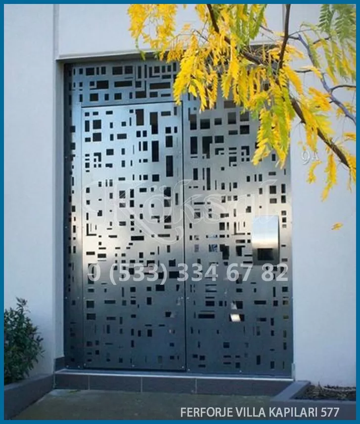 Ferforje Villa Kapıları 577