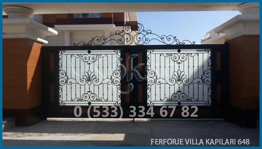 Ferforje Villa Kapıları 648