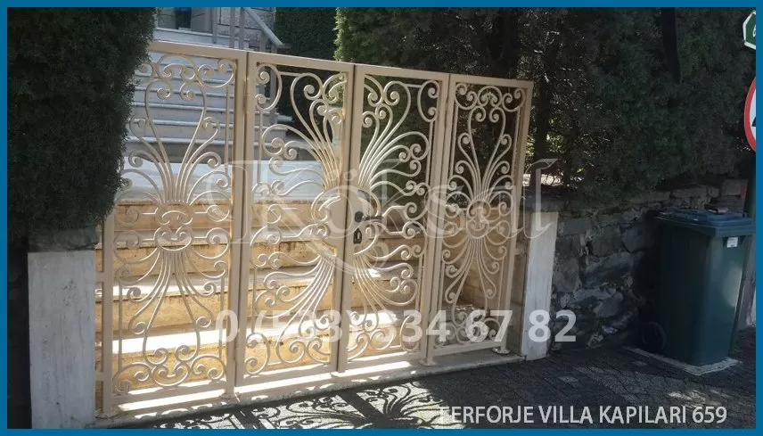 Ferforje Villa Kapıları 659