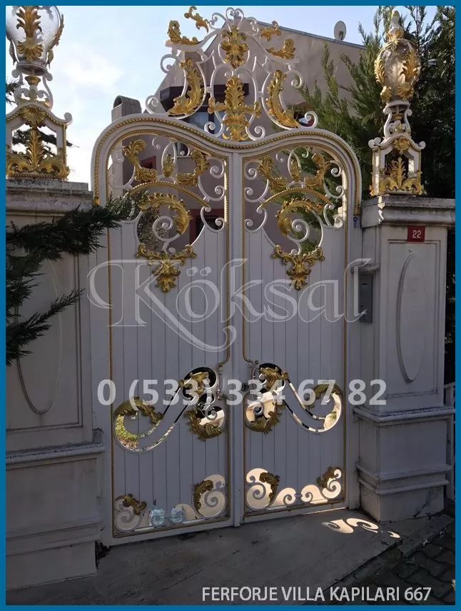 Ferforje Villa Kapıları 667