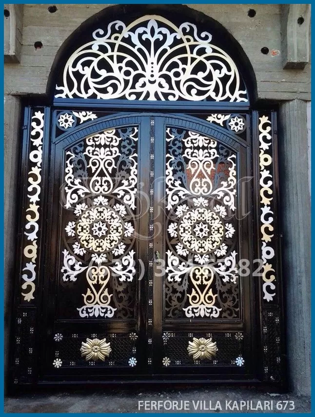 Ferforje Villa Kapıları 673