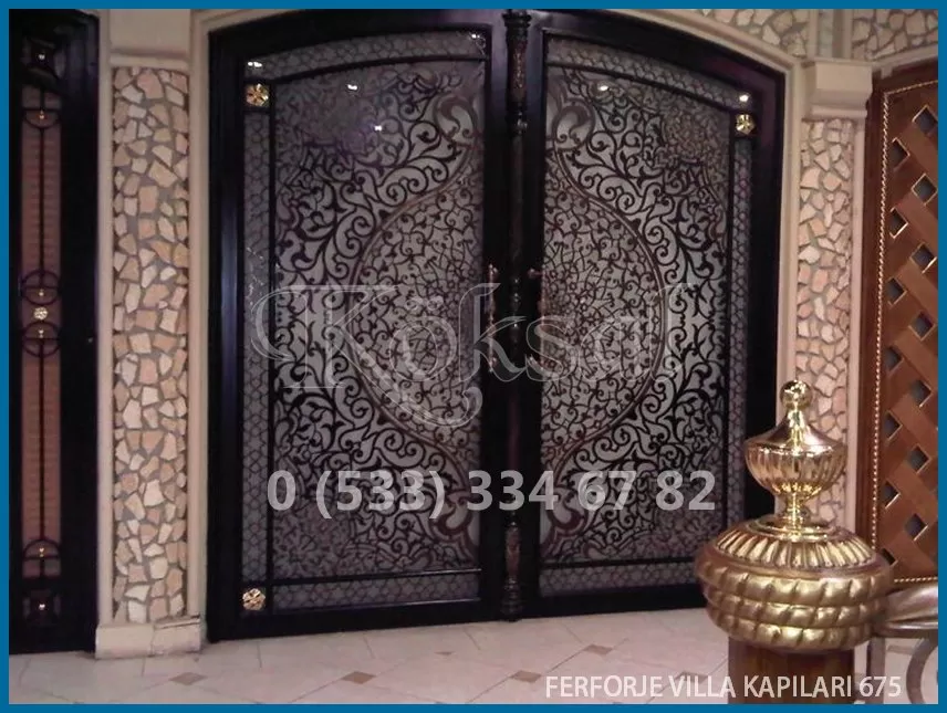 Ferforje Villa Kapıları 675