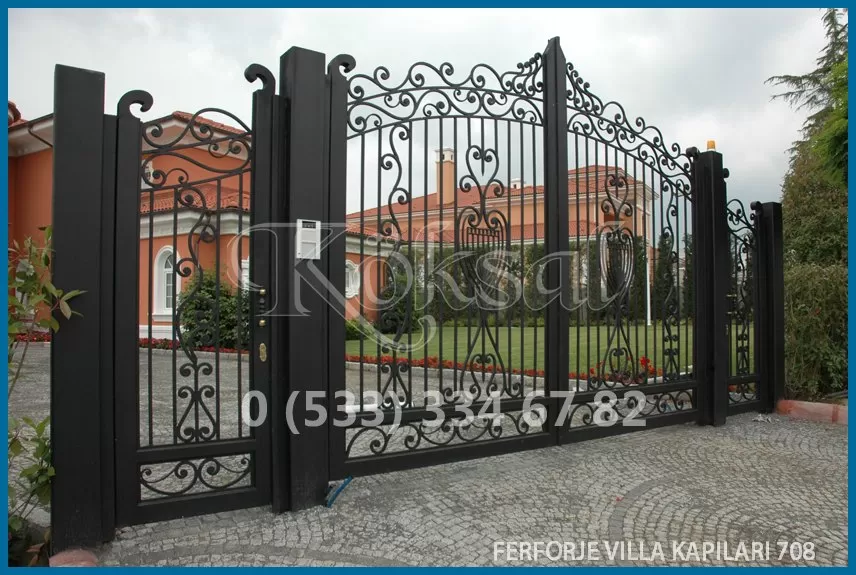 Ferforje Villa Kapıları 708