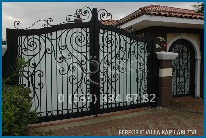 Ferforje Villa Kapıları 738