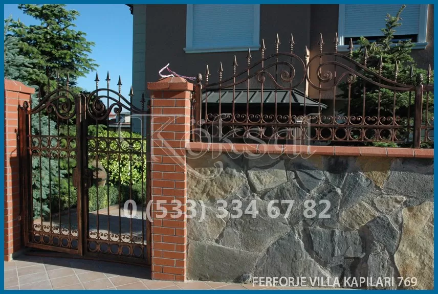 Ferforje Villa Kapıları 769