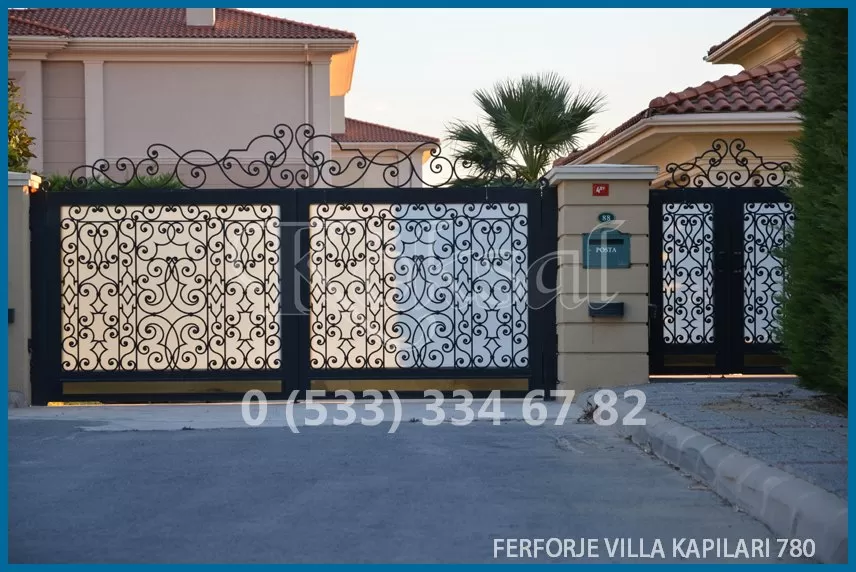 Ferforje Villa Kapıları 780
