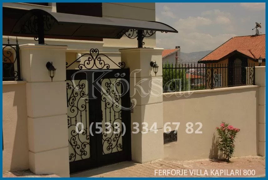 Ferforje Villa Kapıları 800