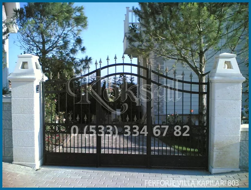 Ferforje Villa Kapıları 803