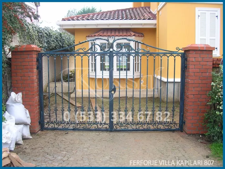 Ferforje Villa Kapıları 807