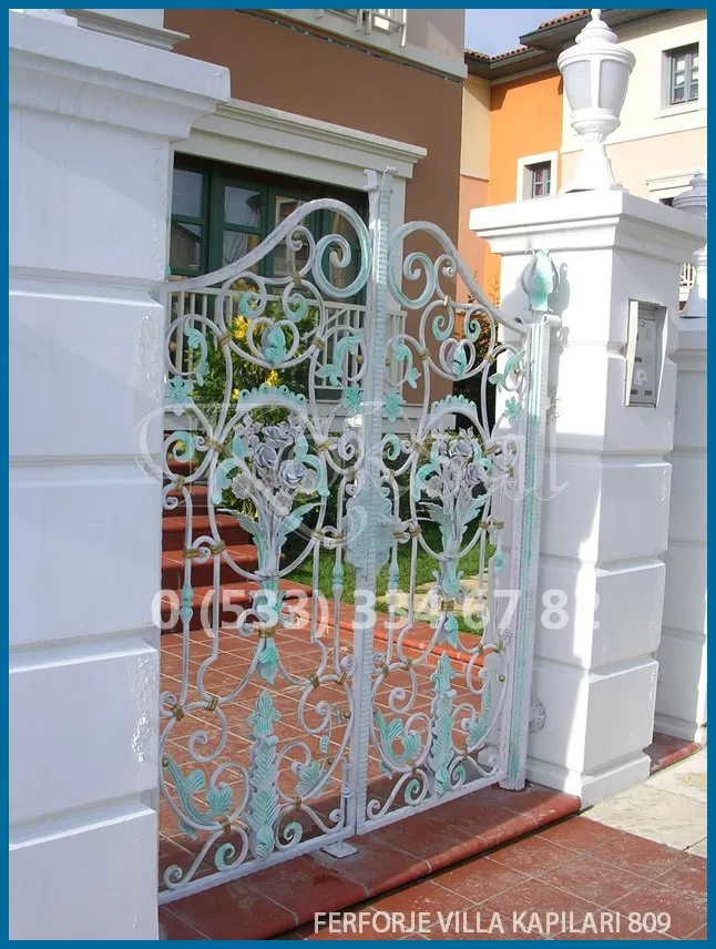 Ferforje Villa Kapıları 809