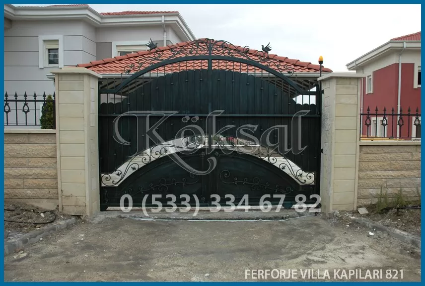 Ferforje Villa Kapıları 821