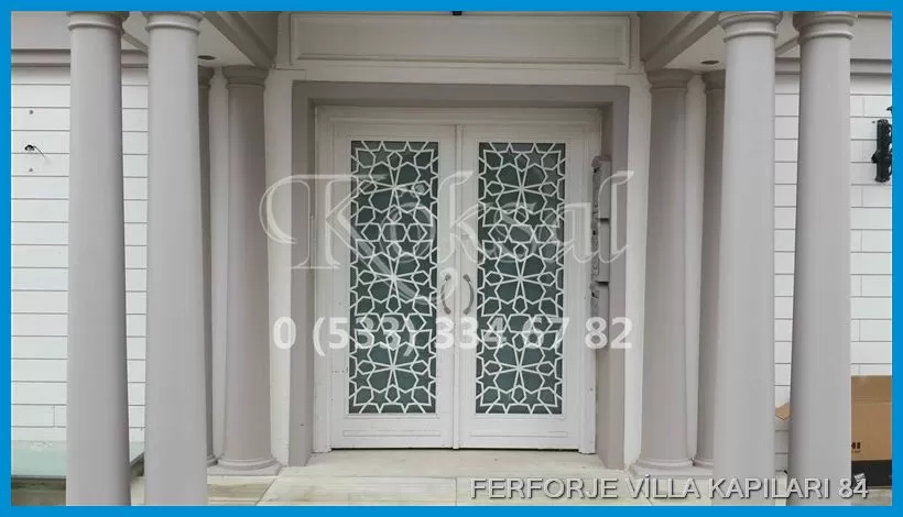 Ferforje Villa Kapıları 84