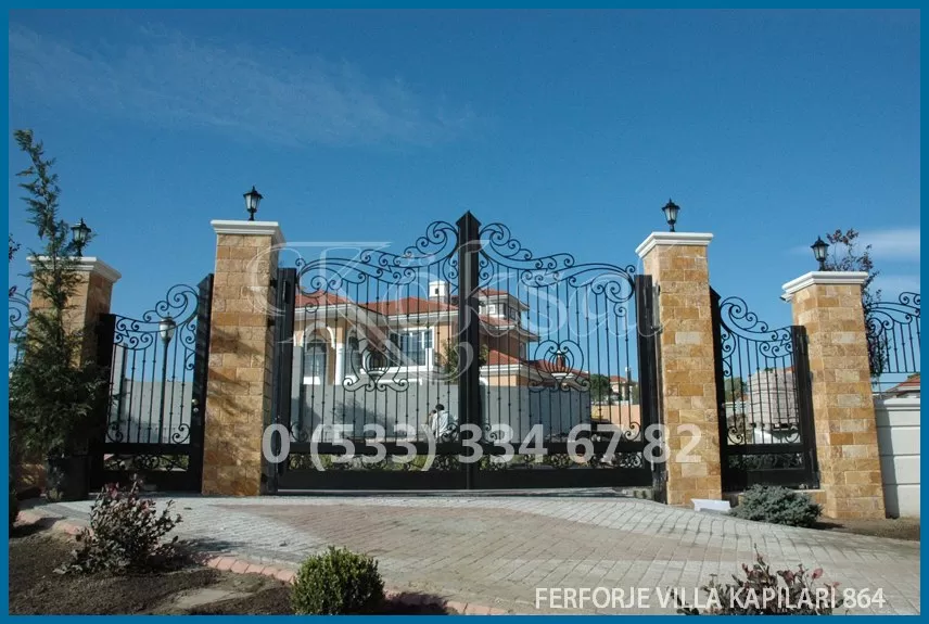 Ferforje Villa Kapıları 864