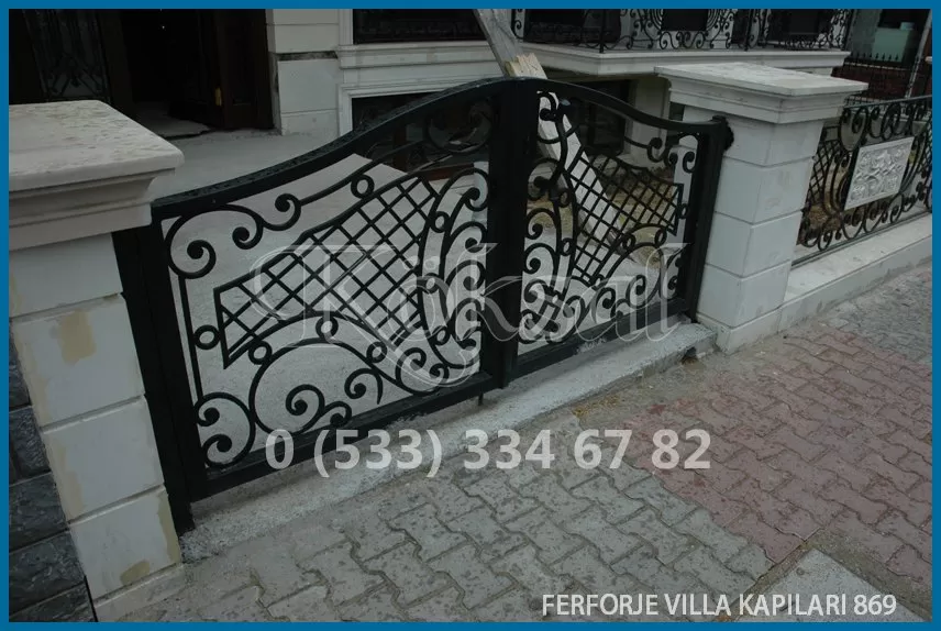 Ferforje Villa Kapıları 869