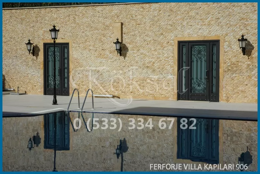 Ferforje Villa Kapıları 906