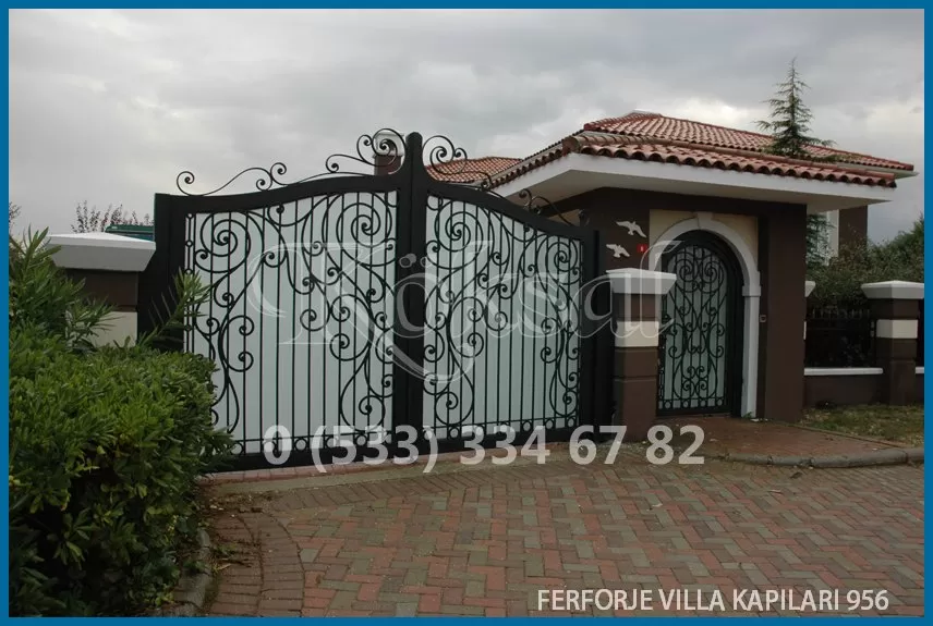 Ferforje Villa Kapıları 956