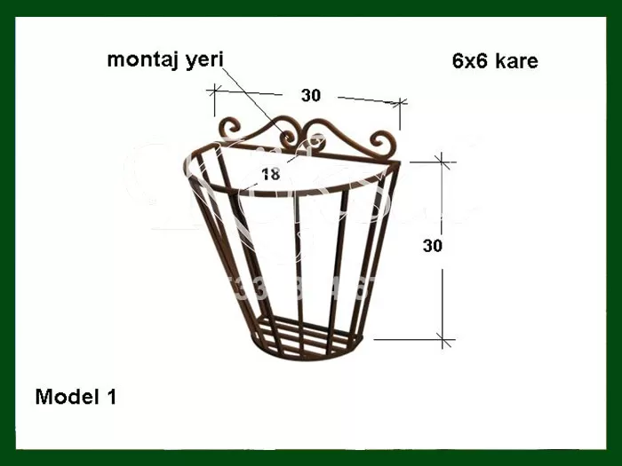 Ferforje Çiçeklikler 19