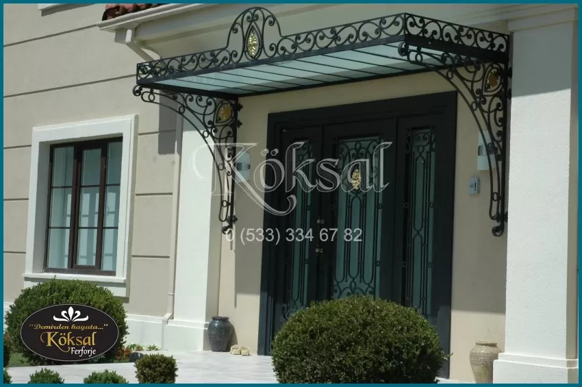 Ferforje Villa Giriş Kapıları - Villa Dış Kapı Modelleri