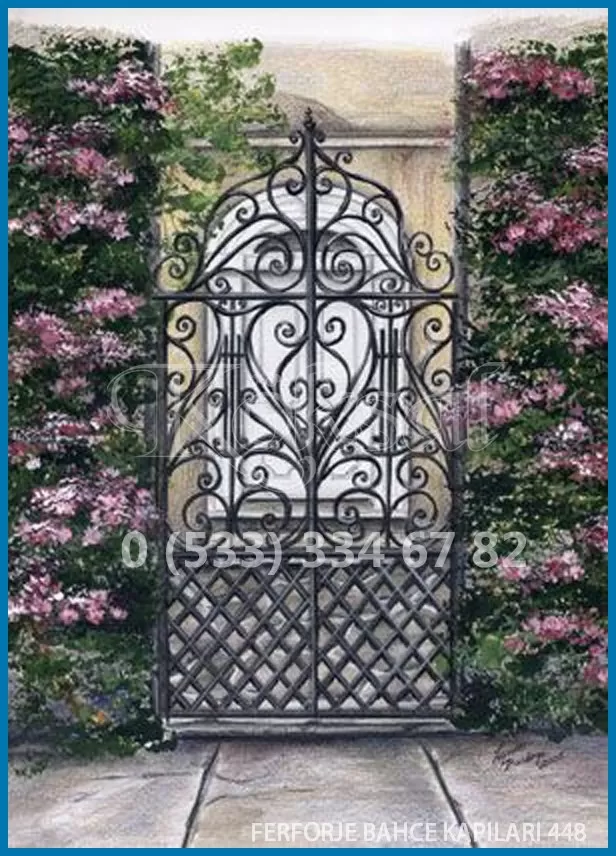 Ferforje Bahçe Kapıları 448