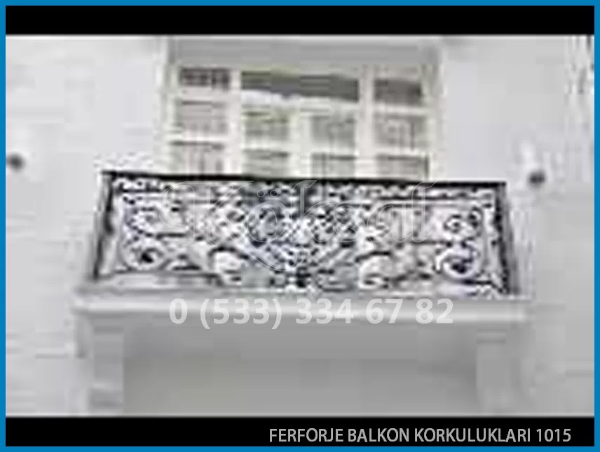 Ferforje Balkon Korkulukları 1015