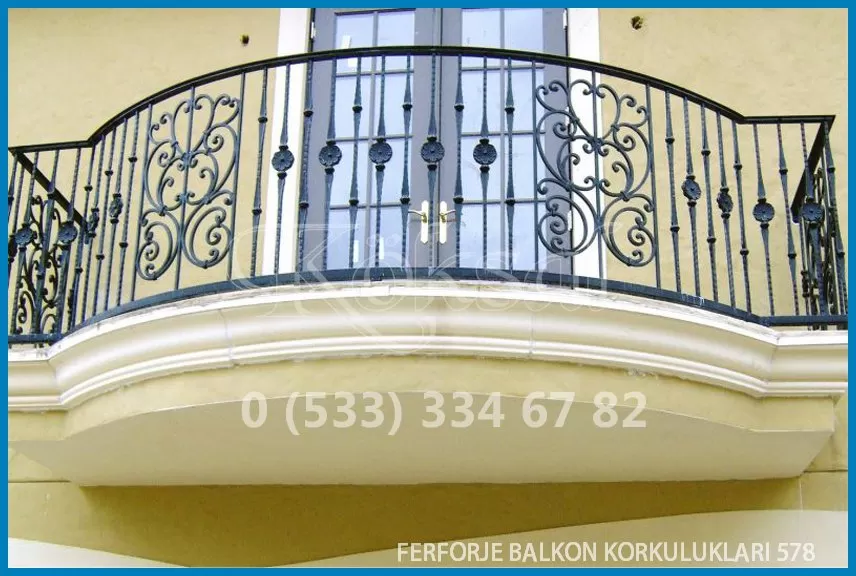 Ferforje Balkon Korkulukları 578