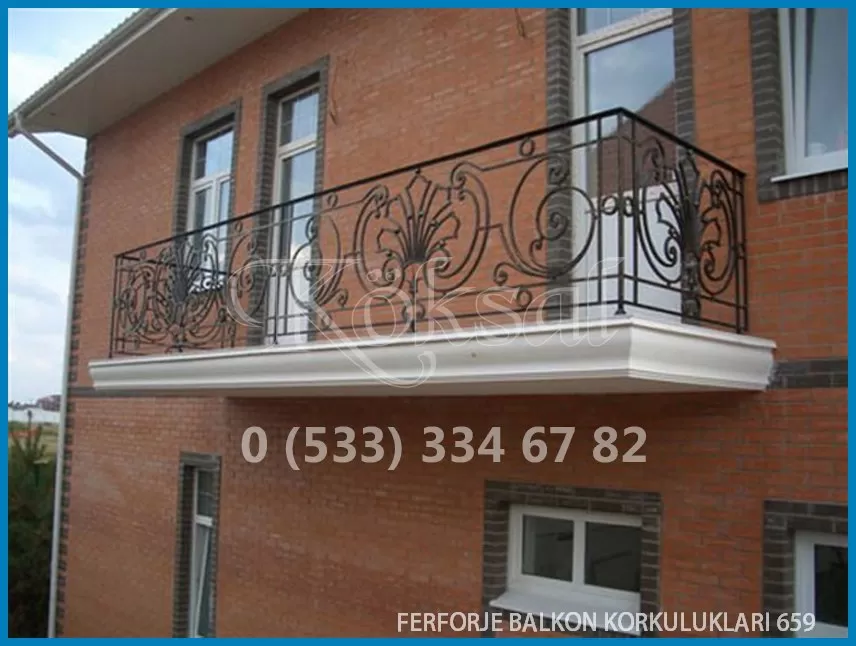 Ferforje Balkon Korkulukları 659