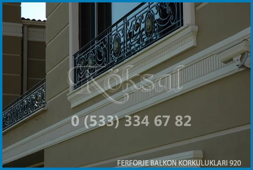 Ferforje Balkon Korkulukları 920
