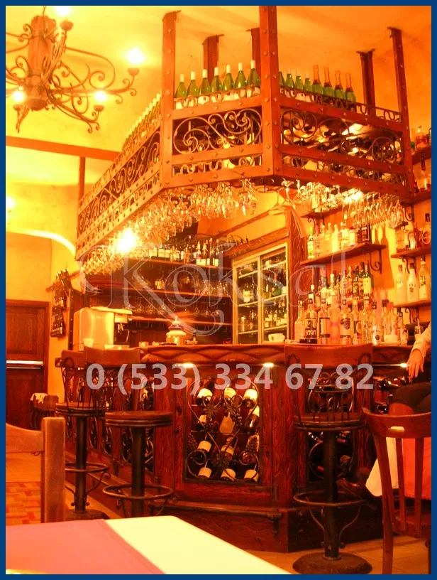 Ferforje Bar ve Şaraplıklar  4