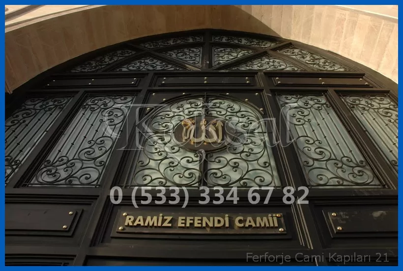 Ferforje Cami Kapıları 21