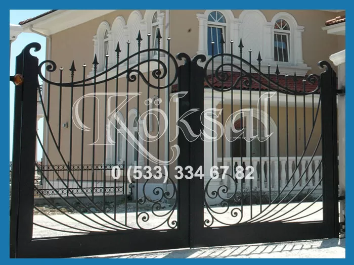 Ferforje Demir Villa Kapısı