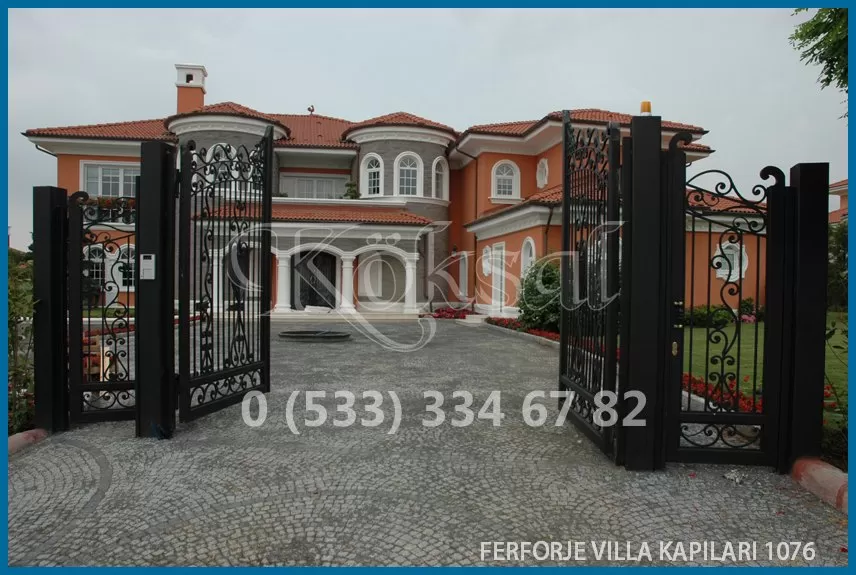 Ferforje Villa Kapıları 1076