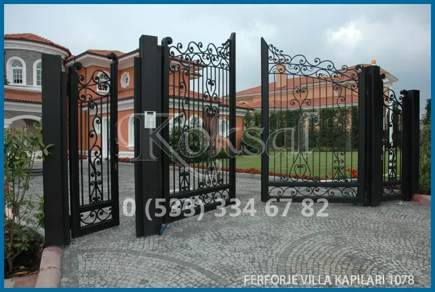 Ferforje Villa Kapıları 1078