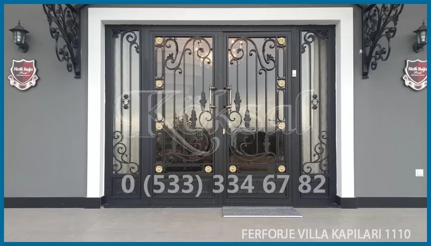 Ferforje Villa Kapıları 1110