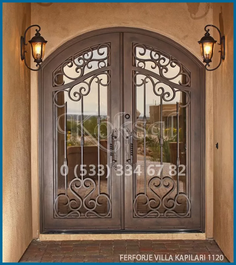 Ferforje Villa Kapıları 1120