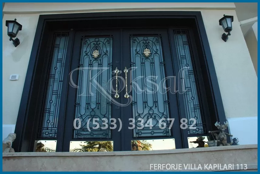 Ferforje Villa Kapıları 113